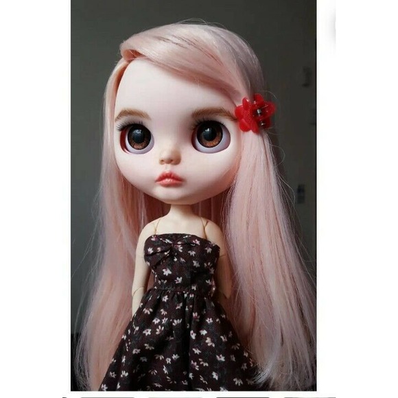 CUSTOM 12” BLYTHE DOLL TAFFY OOAK Bobbi by Victoria Fox Dolls - Picture 9 of 9